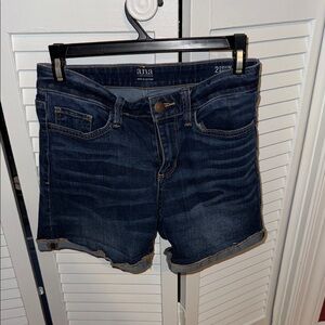 a.n.a Women's Jean Shorts - Deep Indigo